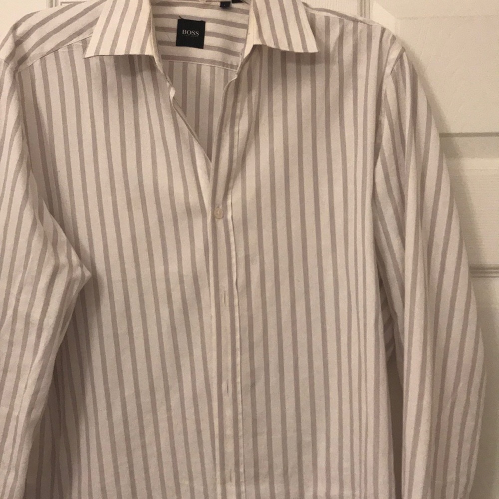 Large size boss dress up shirt